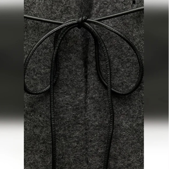 Zara Belted Cropped Wool Sweater - Picture 13 of 15